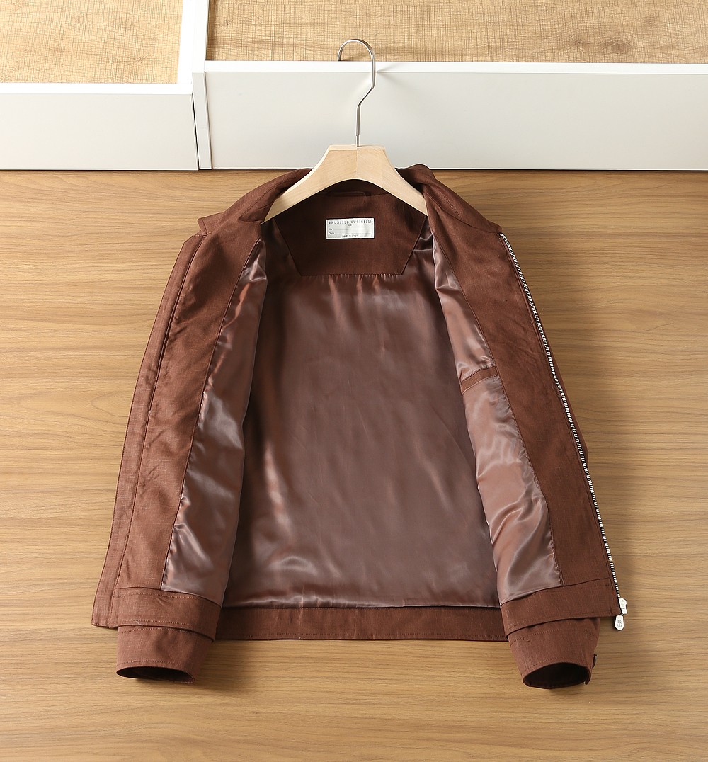 🌾BC-Brunello Cucineli 2026早春新款男士亚麻夹克外套，众多明星都爱穿的时尚百搭单