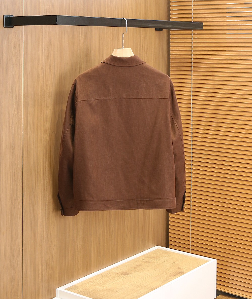 🌾BC-Brunello Cucineli 2026早春新款男士亚麻夹克外套，众多明星都爱穿的时尚百搭单