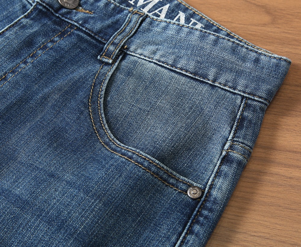 🌾阿玛尼Amani2026春夏Cone Denim 康龙牛仔 美式复古经典五袋款小直筒牛仔裤 经典百搭五