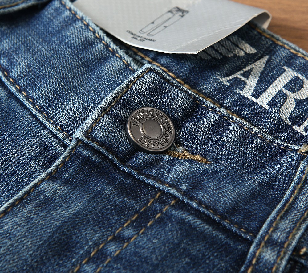 🌾阿玛尼Amani2026春夏Cone Denim 康龙牛仔 美式复古经典五袋款小直筒牛仔裤 经典百搭五