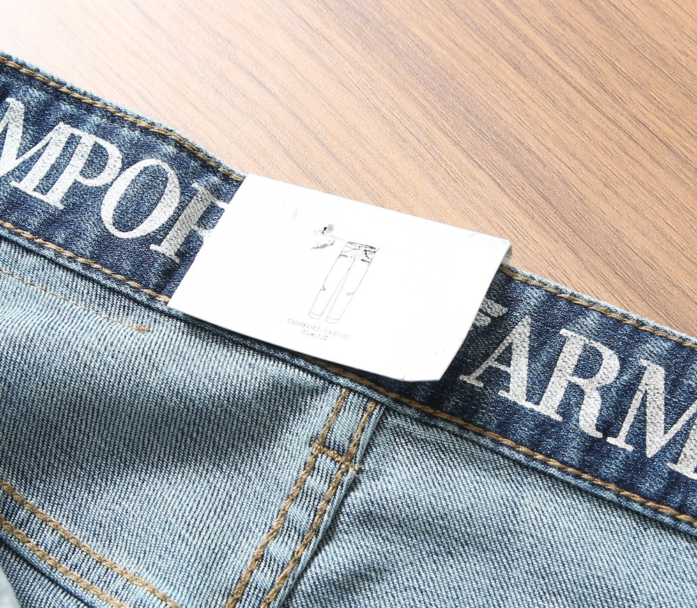 🌾阿玛尼Amani2026春夏Cone Denim 康龙牛仔 美式复古经典五袋款小直筒牛仔裤 经典百搭五