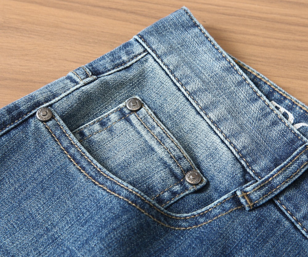 🌾阿玛尼Amani2026春夏Cone Denim 康龙牛仔 美式复古经典五袋款小直筒牛仔裤 经典百搭五