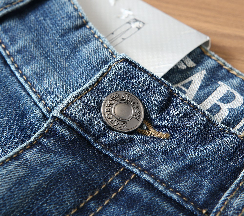 🌾阿玛尼Amani2026春夏Cone Denim 康龙牛仔 美式复古经典五袋款小直筒牛仔裤 经典百搭五