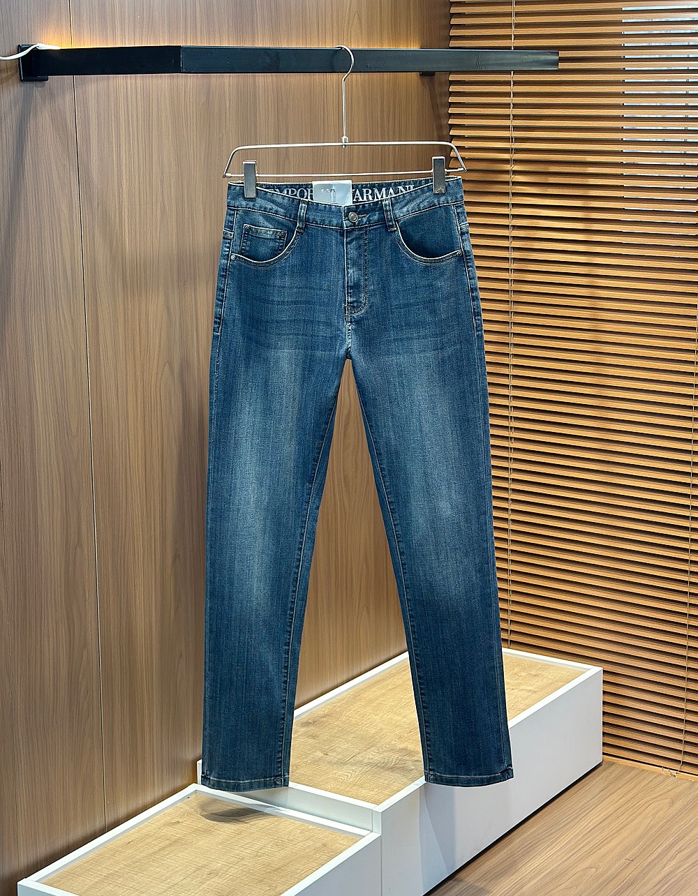 🌾阿玛尼Amani2026春夏Cone Denim 康龙牛仔 美式复古经典五袋款小直筒牛仔裤 经典百搭五