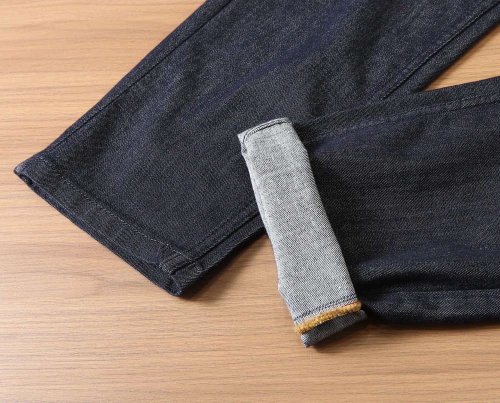 🌾HERMES 2026春夏复古做旧水洗 男士直筒牛仔裤，喜欢牛仔裤推荐 很纯正复古血统，洗水猫须的 尺