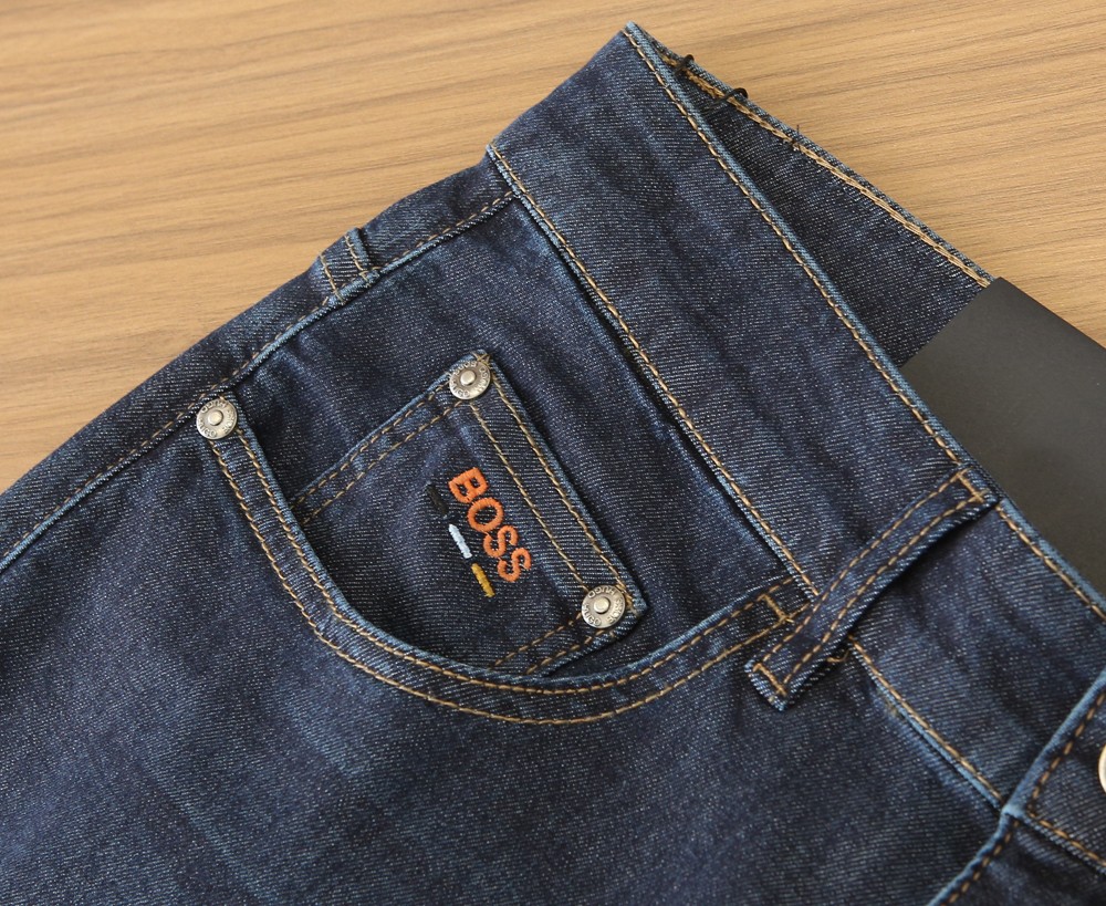 🌾BOSS 2026年早春原单男士时装休闲丹宁牛仔裤，香港洋行渠道货，高端日本代工出品，重磅白金级臻品，