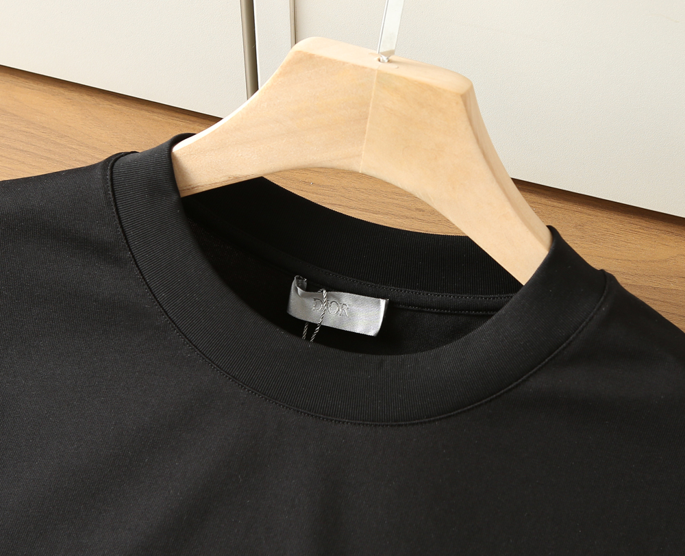 🌾迪奥2026春夏新款首发专柜最新款短袖圆领T恤 高端订制 设计前卫时尚！品牌logo重工艺设计 高端定