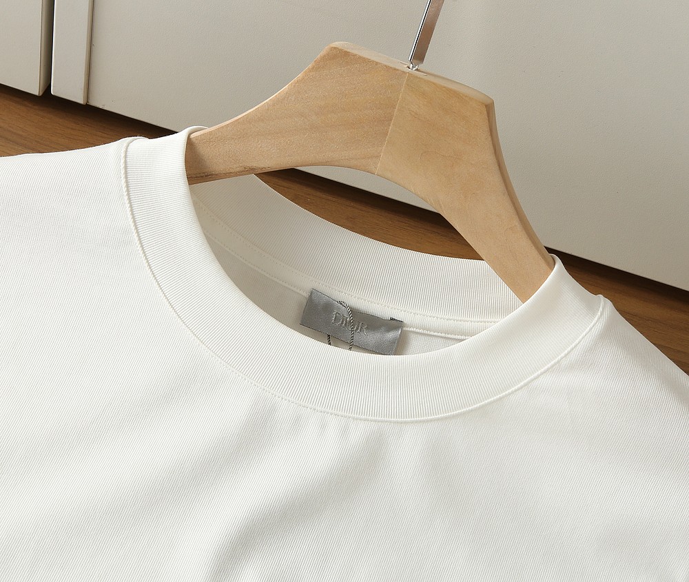 🌾迪奥2026春夏新款首发专柜最新款短袖圆领T恤 高端订制 设计前卫时尚！品牌logo重工艺设计 高端定