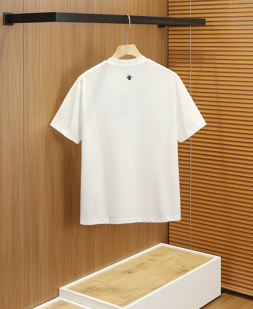 🌾迪奥2026春夏新款首发专柜最新款短袖圆领T恤 高端订制 设计前卫时尚！品牌logo重工艺设计 高端定