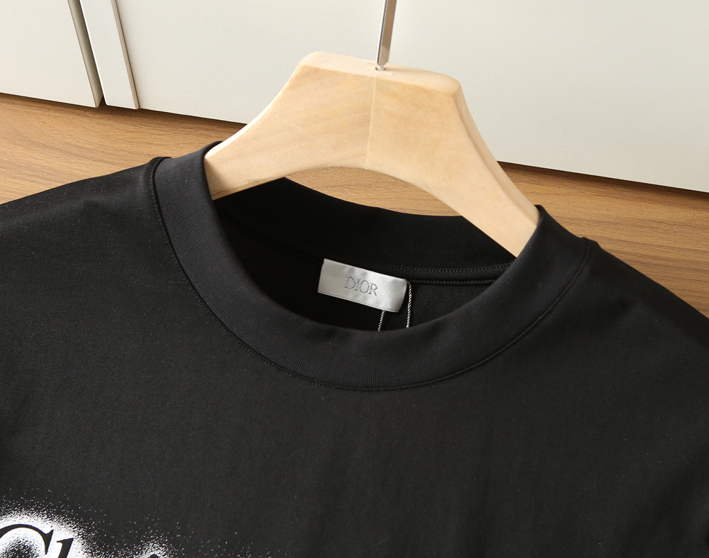 🌾迪奥2026春夏新款首发专柜最新款短袖圆领T恤 高端订制 设计前卫时尚！品牌logo重工艺设计 高端定