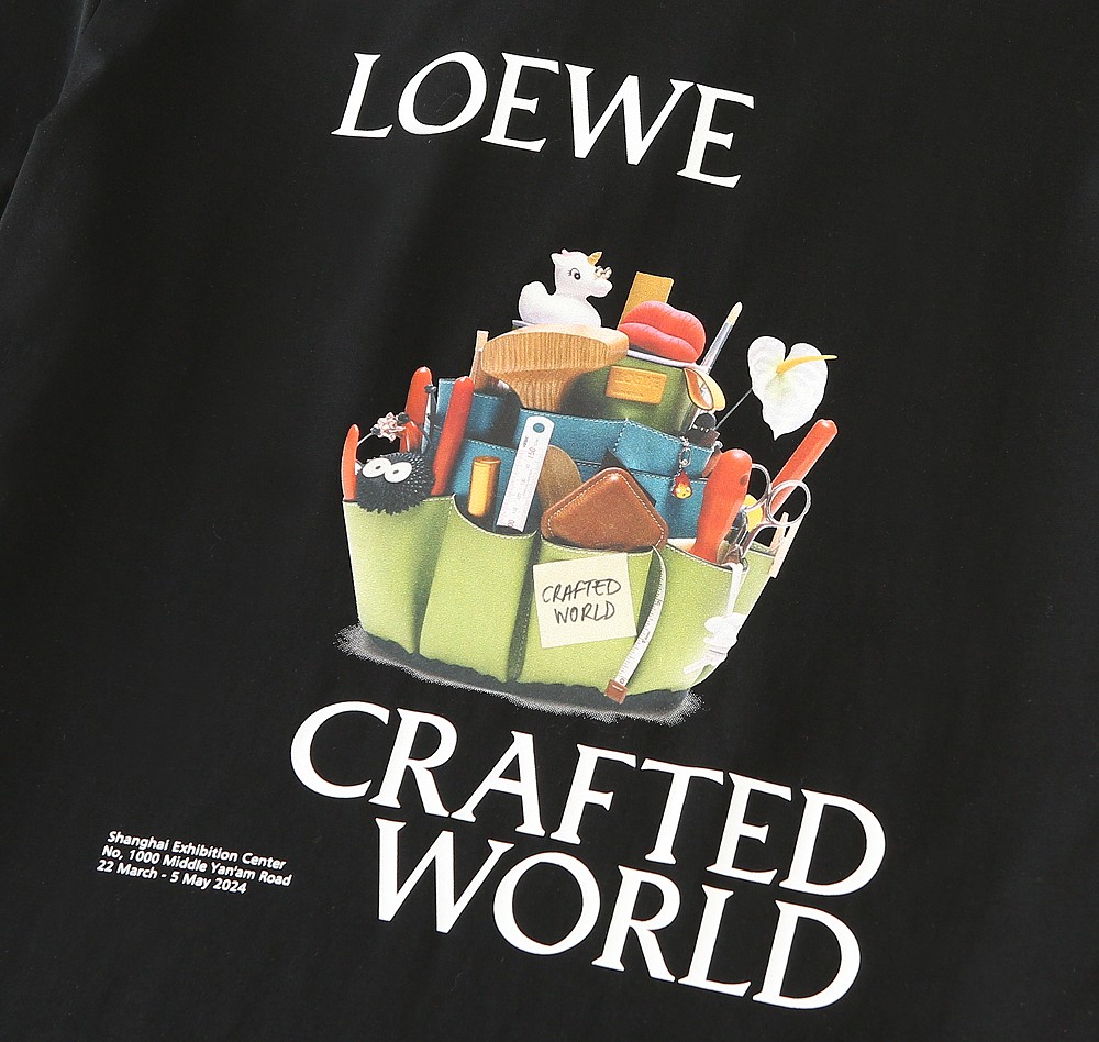 🌾LOEWE罗意威Crafted World（匠心世界） 展览主题的限定款，卡通手绘主题充满时尚感 海德