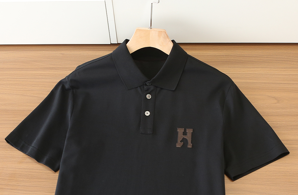 🌾爱*仕(He*mès) 2026春夏 年年经典 商务休闲男士短袖POLO衫. 经典百搭.衣橱必备的款式