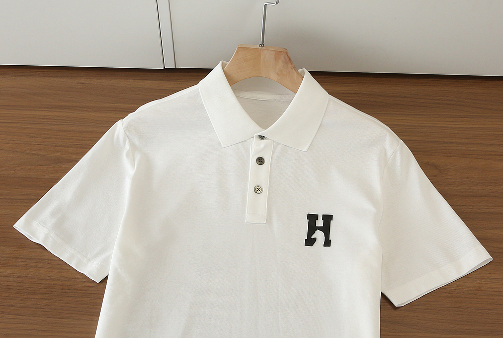 🌾爱*仕(He*mès) 2026春夏 年年经典 商务休闲男士短袖POLO衫. 经典百搭.衣橱必备的款式