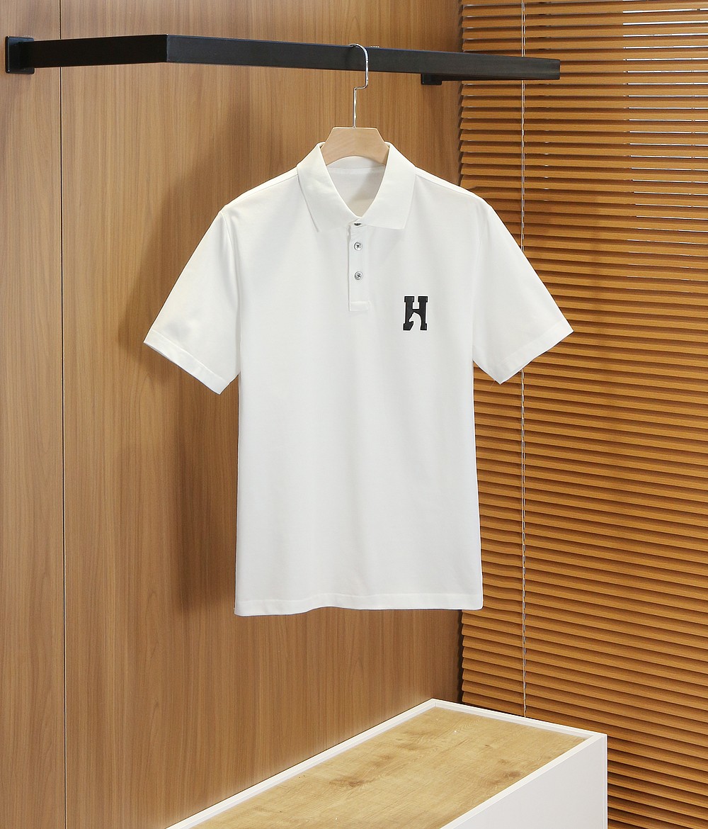 🌾爱*仕(He*mès) 2026春夏 年年经典 商务休闲男士短袖POLO衫. 经典百搭.衣橱必备的款式