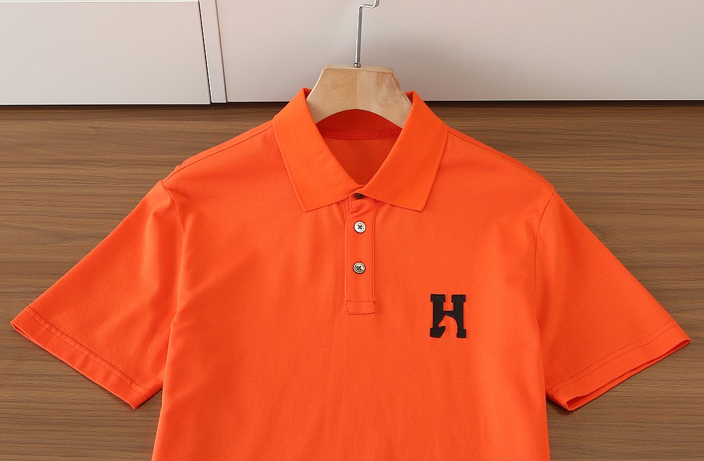🌾爱*仕(He*mès) 2026春夏 年年经典 商务休闲男士短袖POLO衫. 经典百搭.衣橱必备的款式