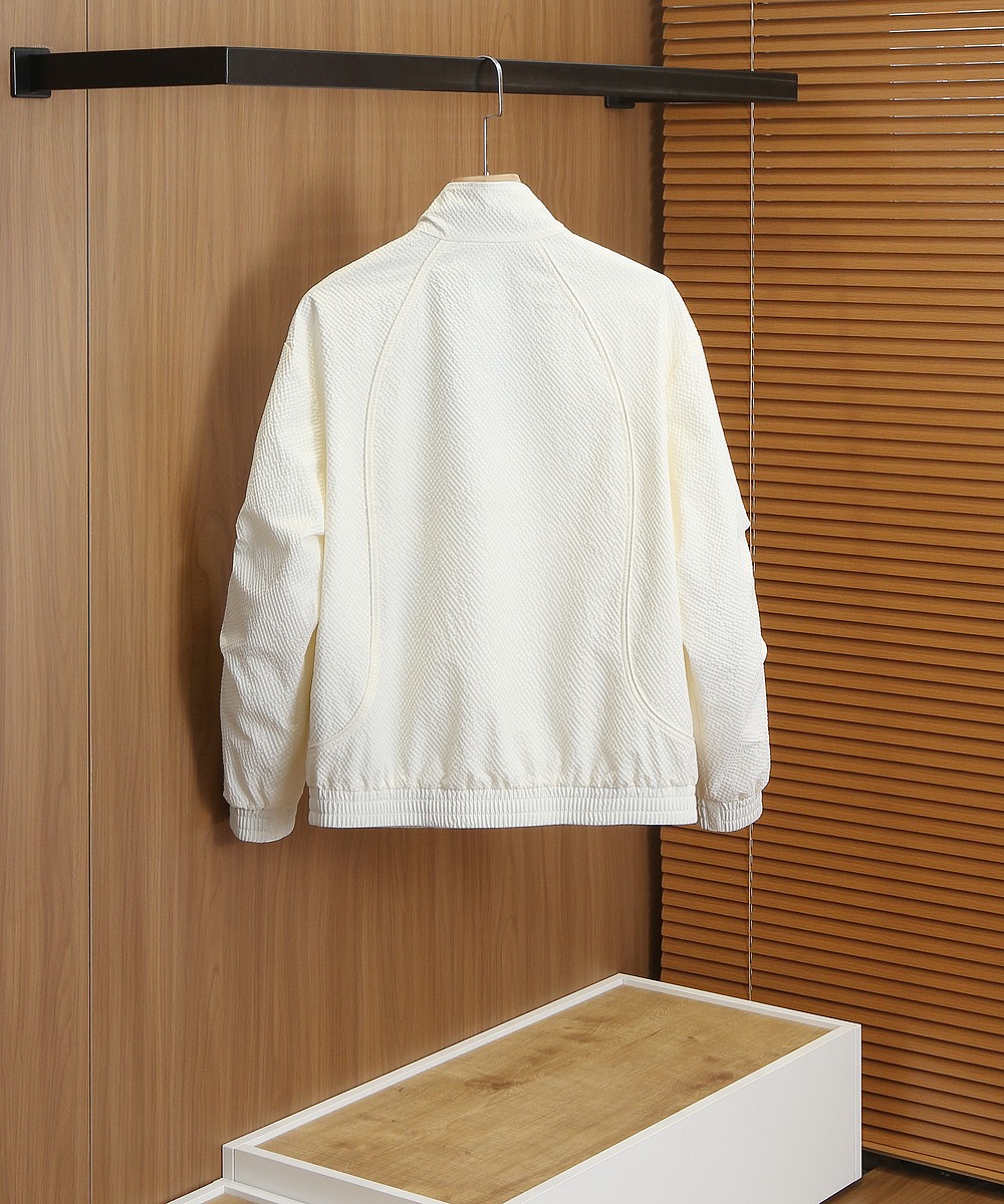 🌾Zegna 2026春季新款发布 杰尼亚立领夹克外套，春季爆款夹克外套，字母logo刺绣，穿上就是舒适