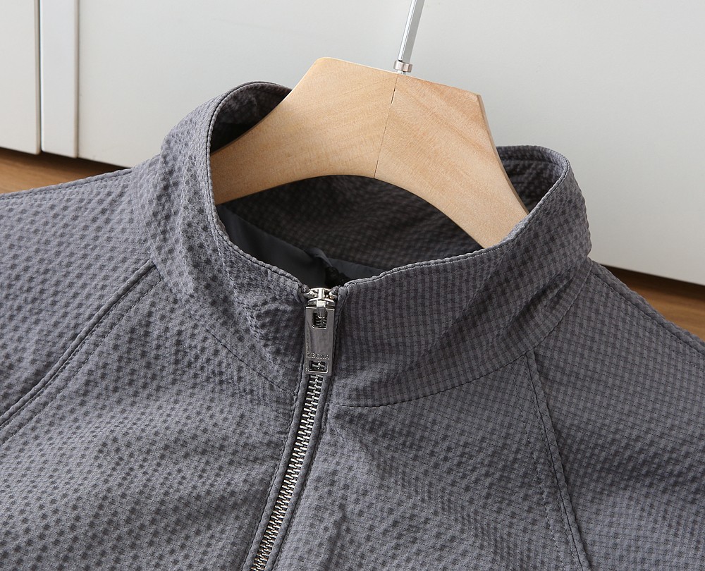 🌾Zegna 2026春季新款发布 杰尼亚立领夹克外套，春季爆款夹克外套，字母logo刺绣，穿上就是舒适