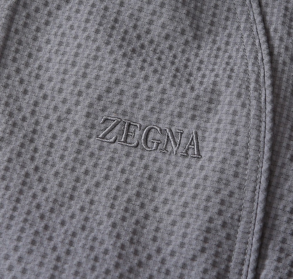 🌾Zegna 2026春季新款发布 杰尼亚立领夹克外套，春季爆款夹克外套，字母logo刺绣，穿上就是舒适
