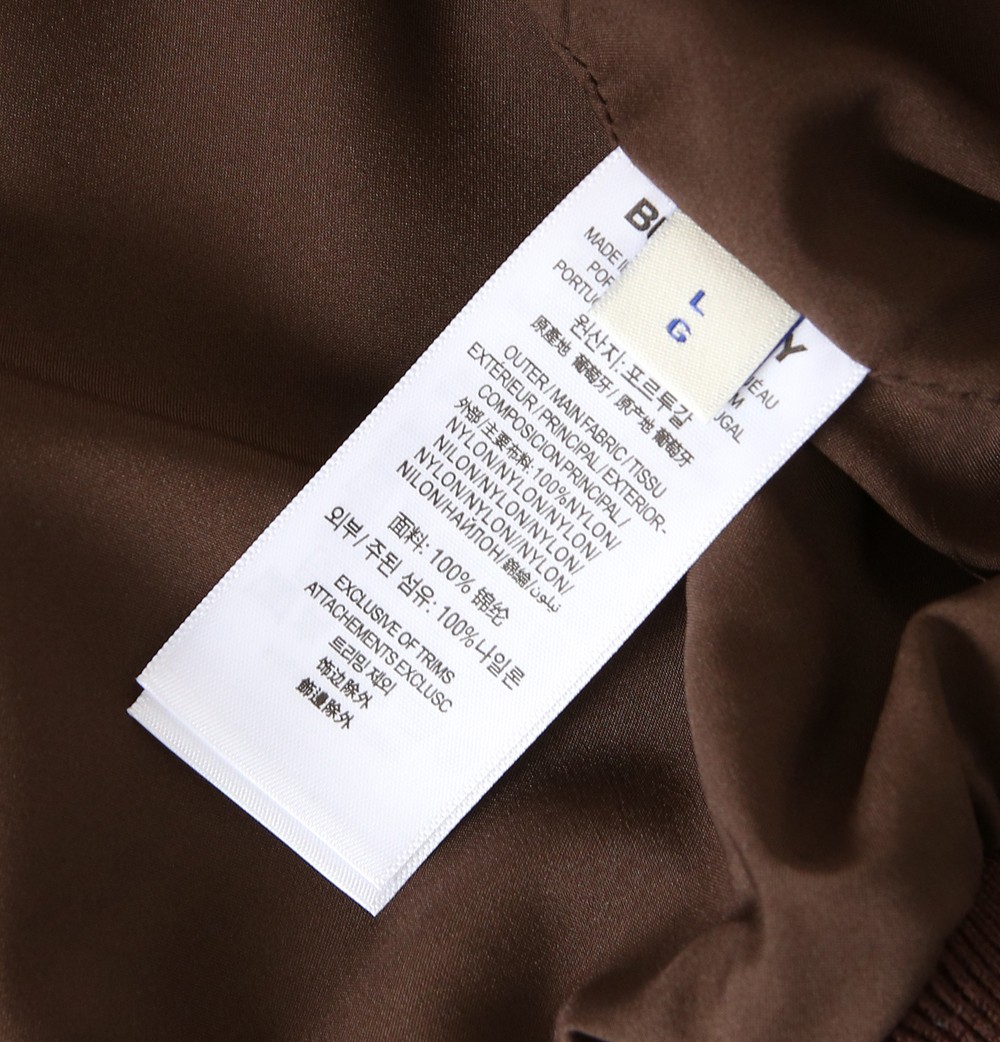 🌾巴宝莉夹克尺寸表……J-2276