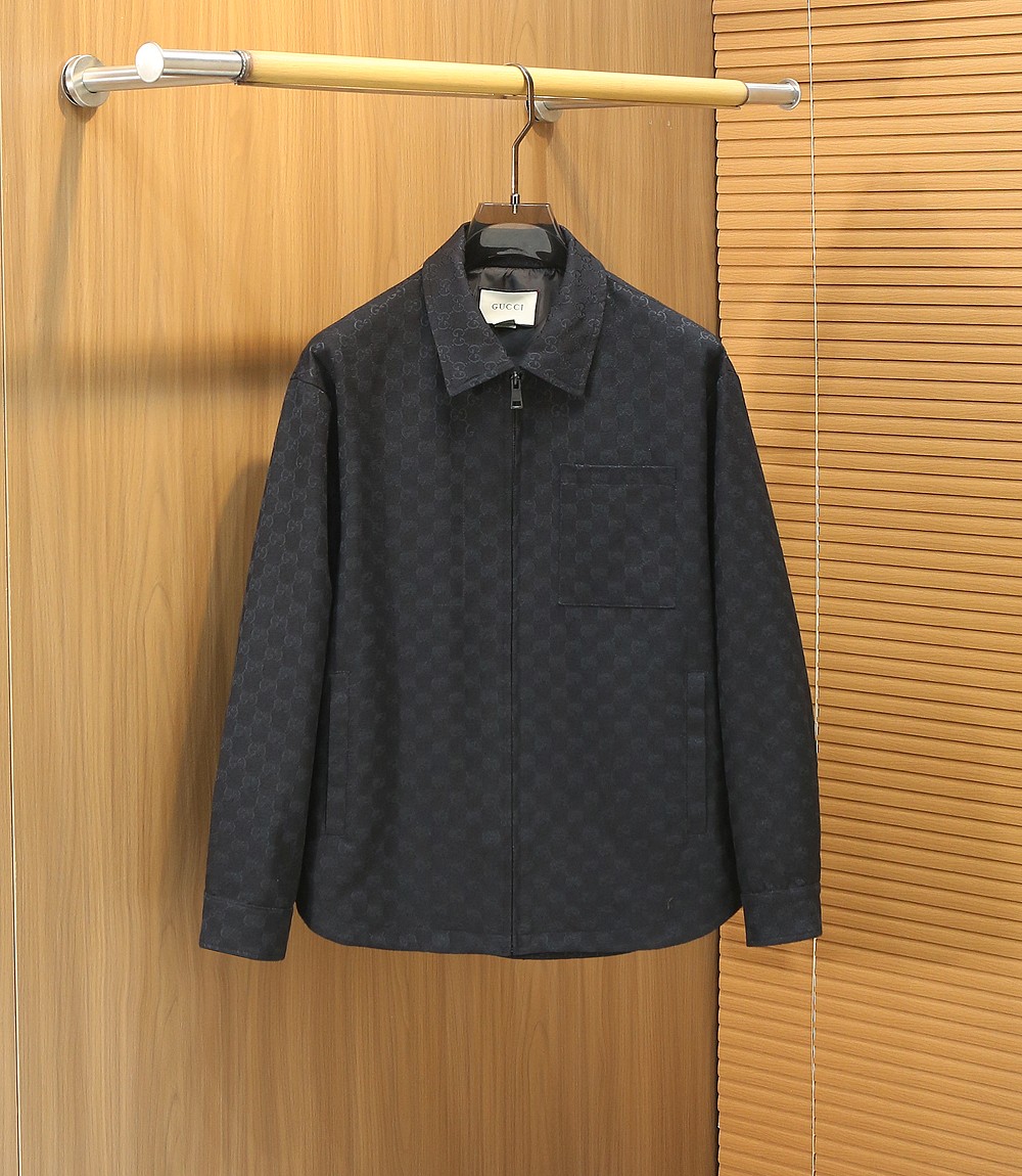 2026SS春季新款Gucci翻领夹克🆕原版1:1订制五金配件,全进口原版定制 欢迎专柜对比 绝对的高品
