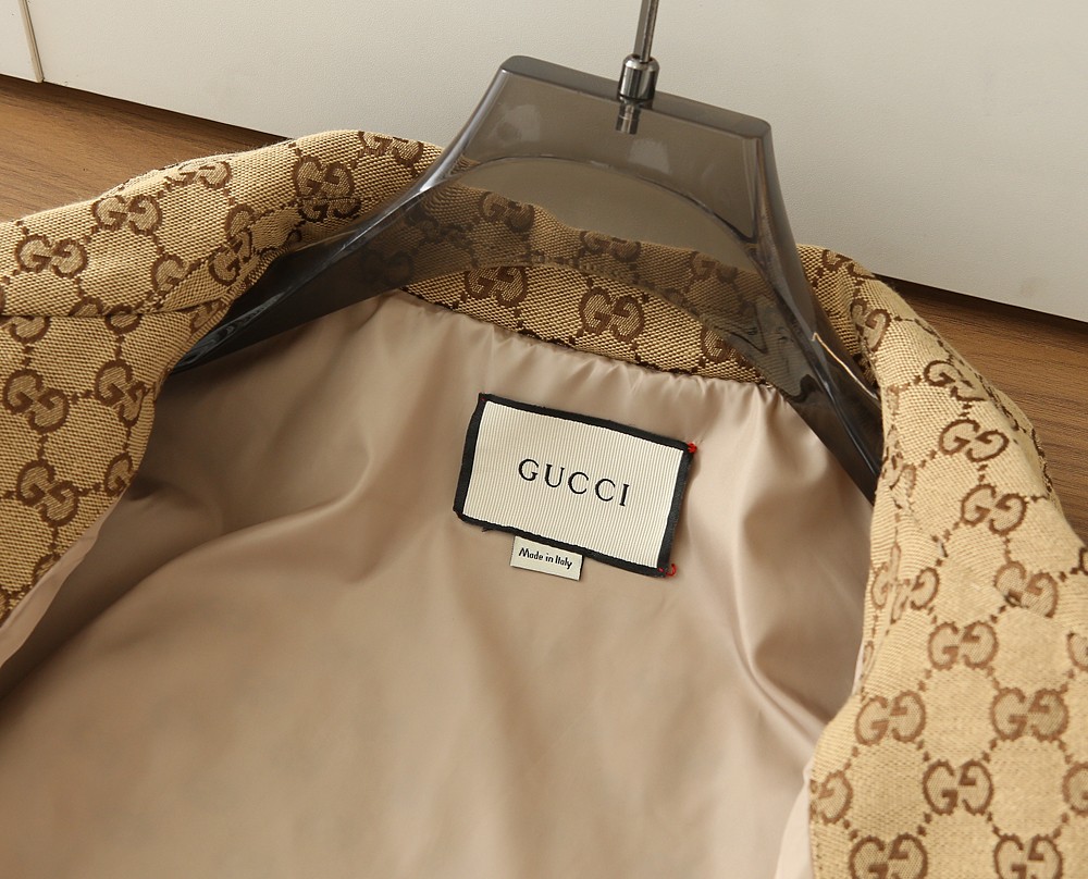 2026SS春季新款Gucci翻领夹克🆕原版1:1订制五金配件,全进口原版定制 欢迎专柜对比 绝对的高品