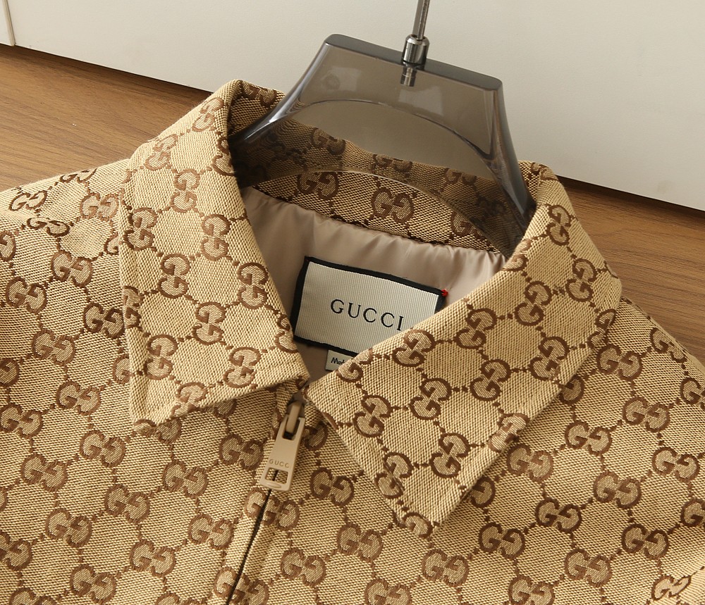 2026SS春季新款Gucci翻领夹克🆕原版1:1订制五金配件,全进口原版定制 欢迎专柜对比 绝对的高品