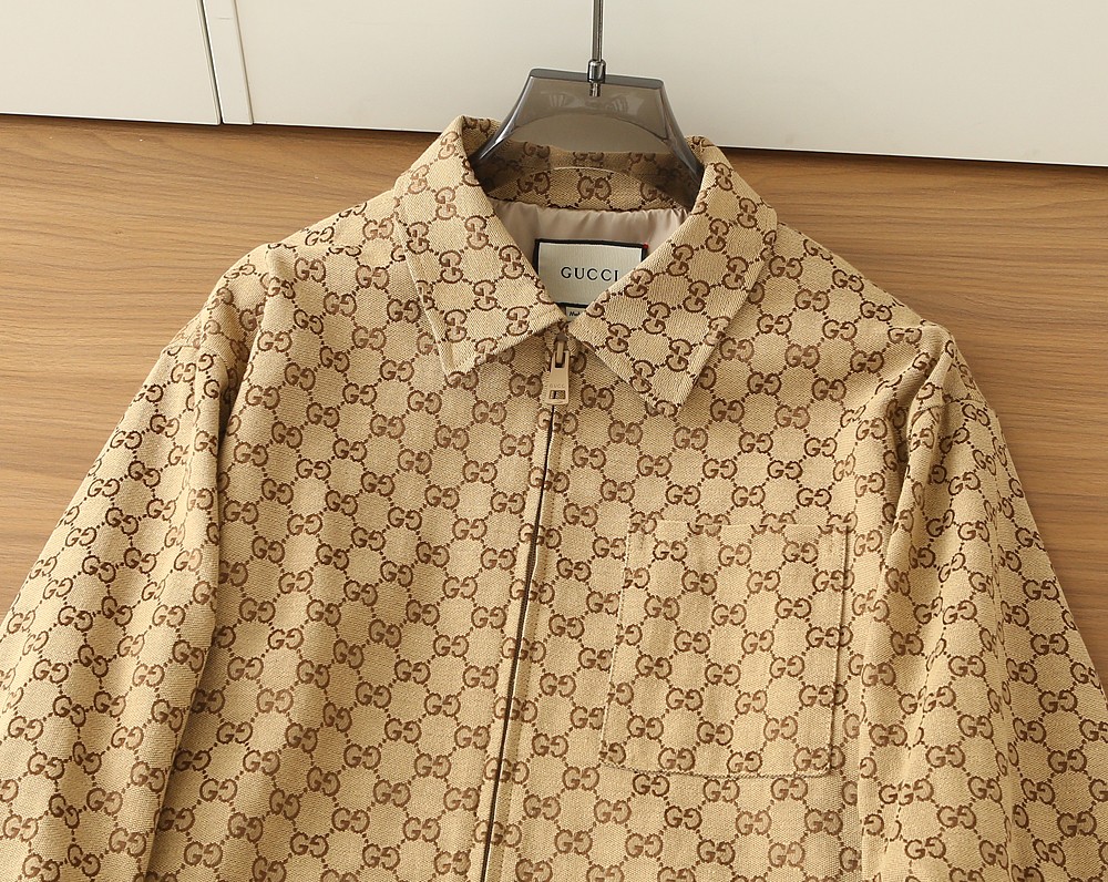2026SS春季新款Gucci翻领夹克🆕原版1:1订制五金配件,全进口原版定制 欢迎专柜对比 绝对的高品