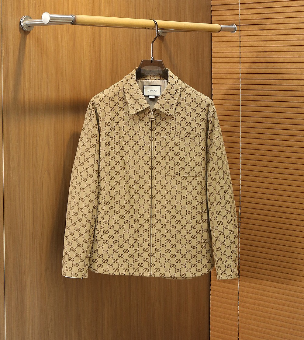 2026SS春季新款Gucci翻领夹克🆕原版1:1订制五金配件,全进口原版定制 欢迎专柜对比 绝对的高品