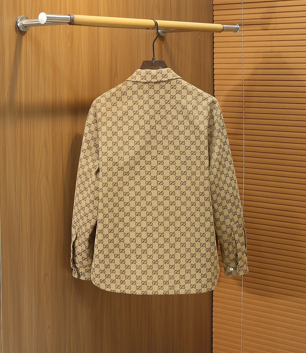 2026SS春季新款Gucci翻领夹克🆕原版1:1订制五金配件,全进口原版定制 欢迎专柜对比 绝对的高品
