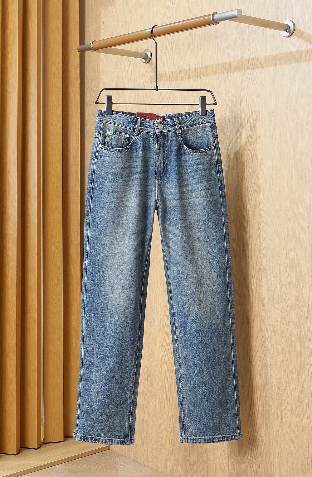 Gucci Blue Straight Leg Jeans