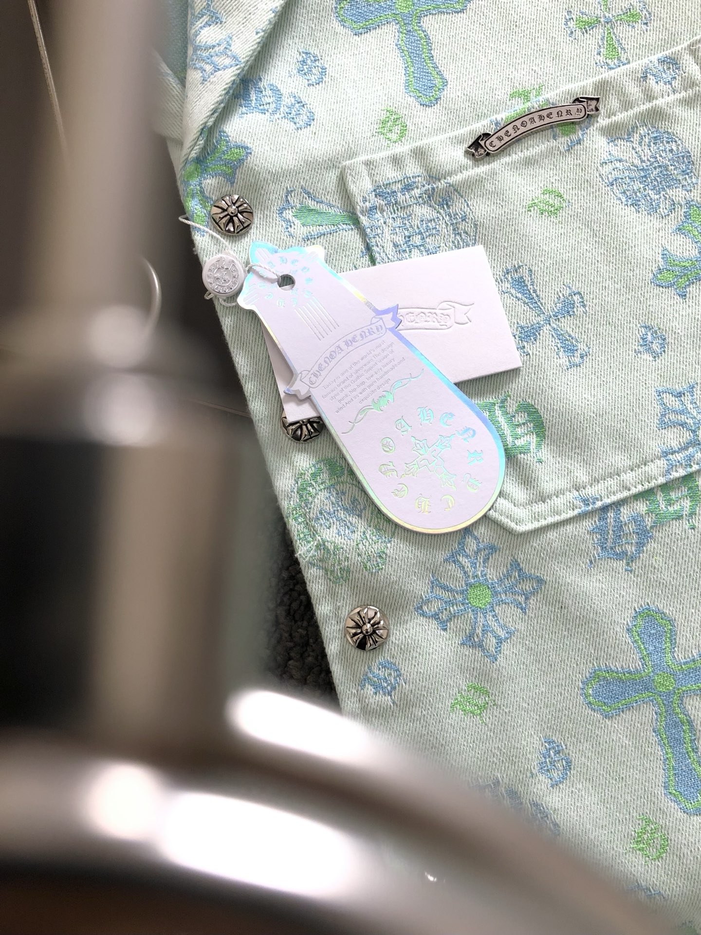 Sanskrit Hip-Hop Cowboy Coats: Top-Quality, Customizable, Imported Fabrics, Specialty Embroidery - 图片 3