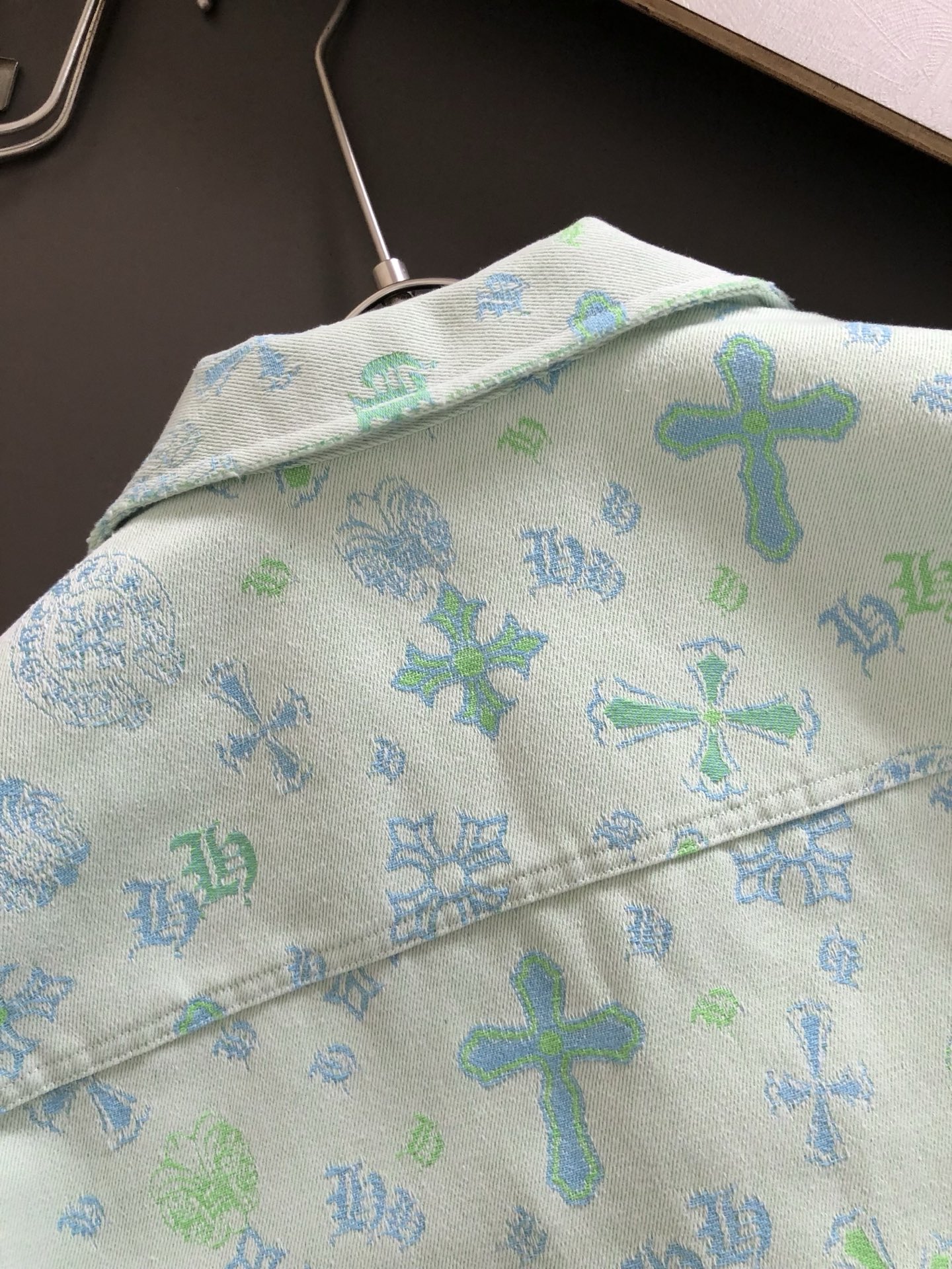 Sanskrit Hip-Hop Cowboy Coats: Top-Quality, Customizable, Imported Fabrics, Specialty Embroidery - 图片 9