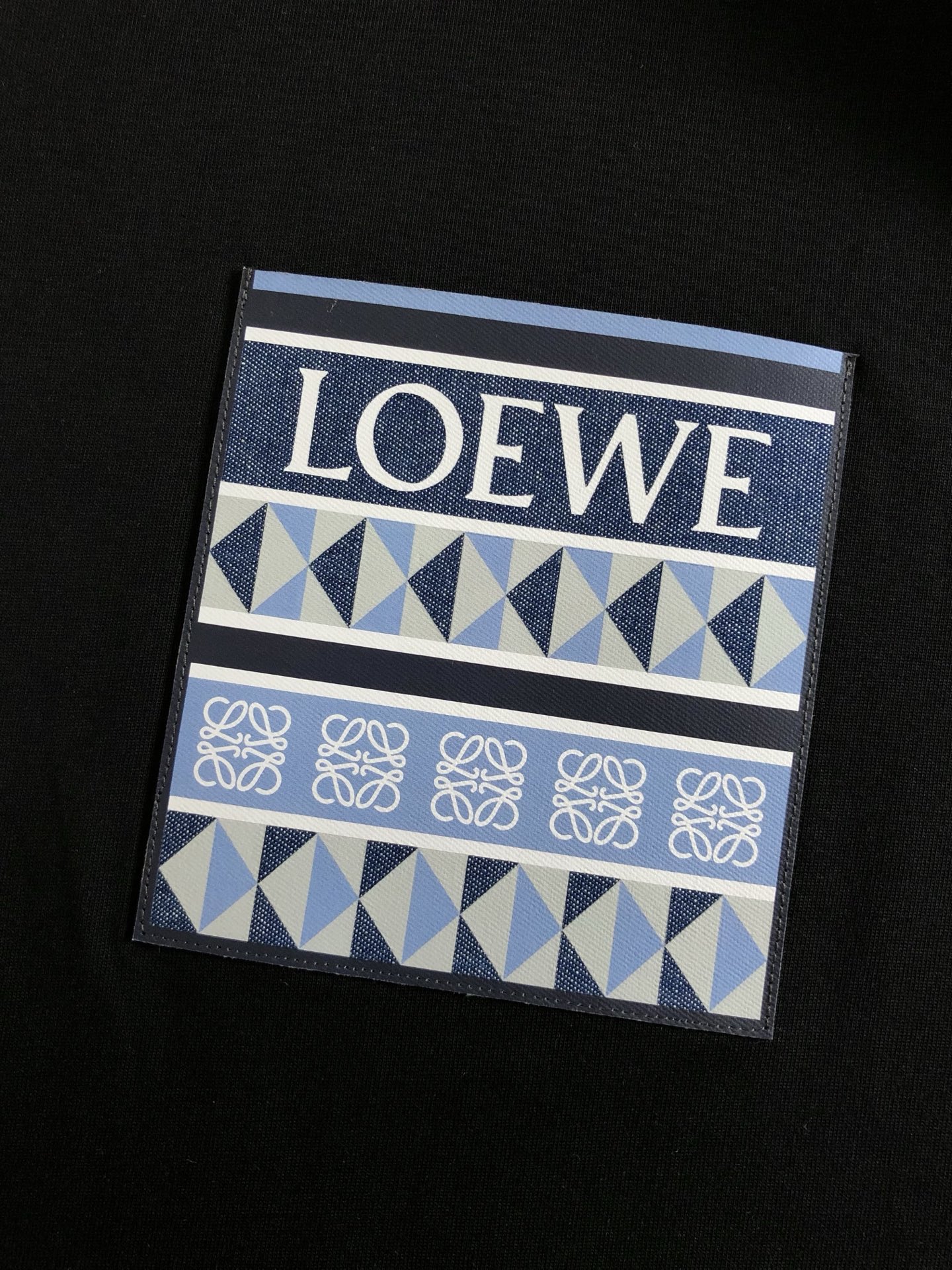 Loewe Men's Black Cotton Short Sleeve T-Shirt with Logo Detail 7 i1750364165715 7222 0 1