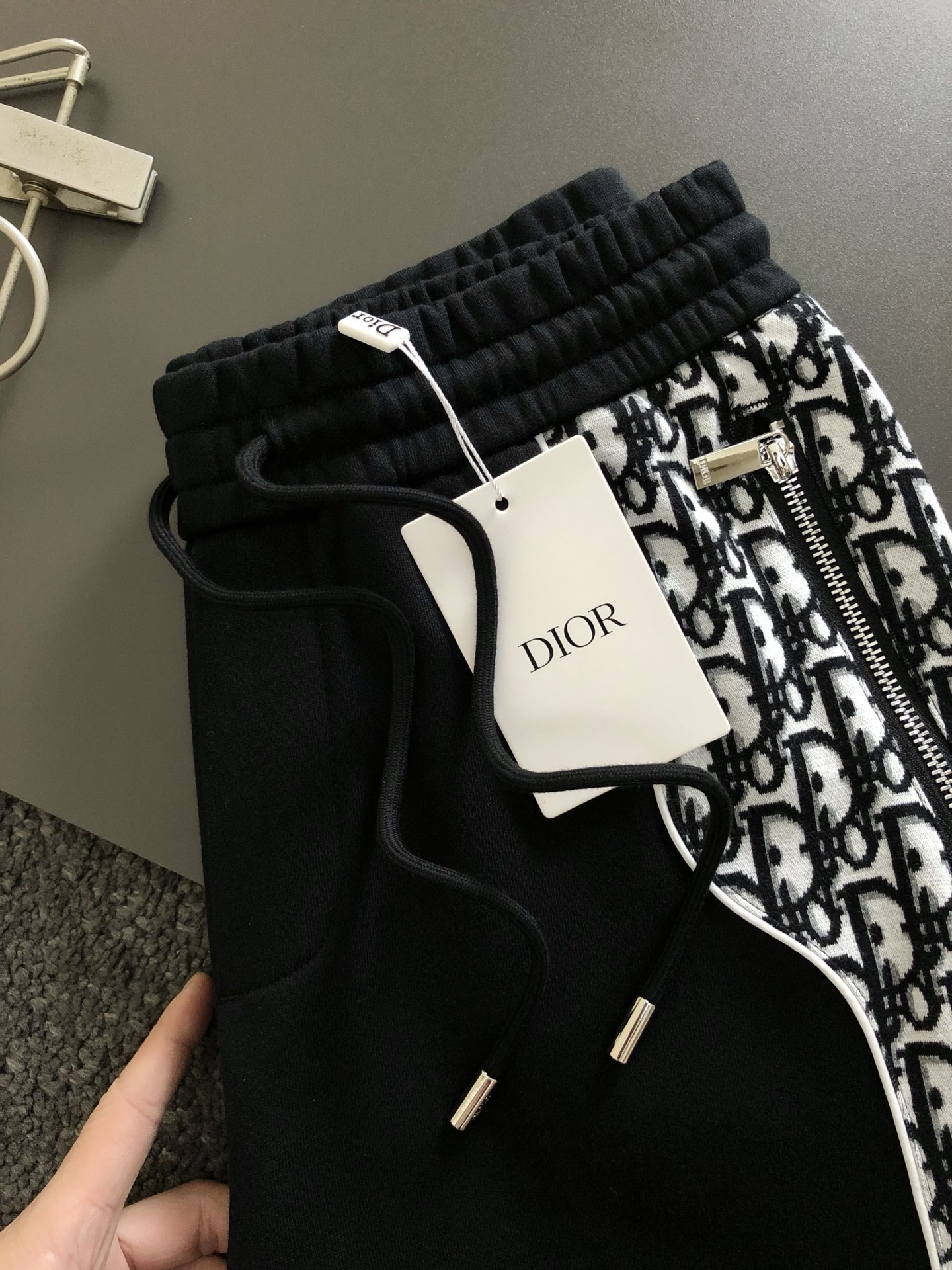 Dior Men's Black Cotton Blend Shorts with Jacquard Side Stripe - S to XL 4 i1750937311430 2901 0 7
