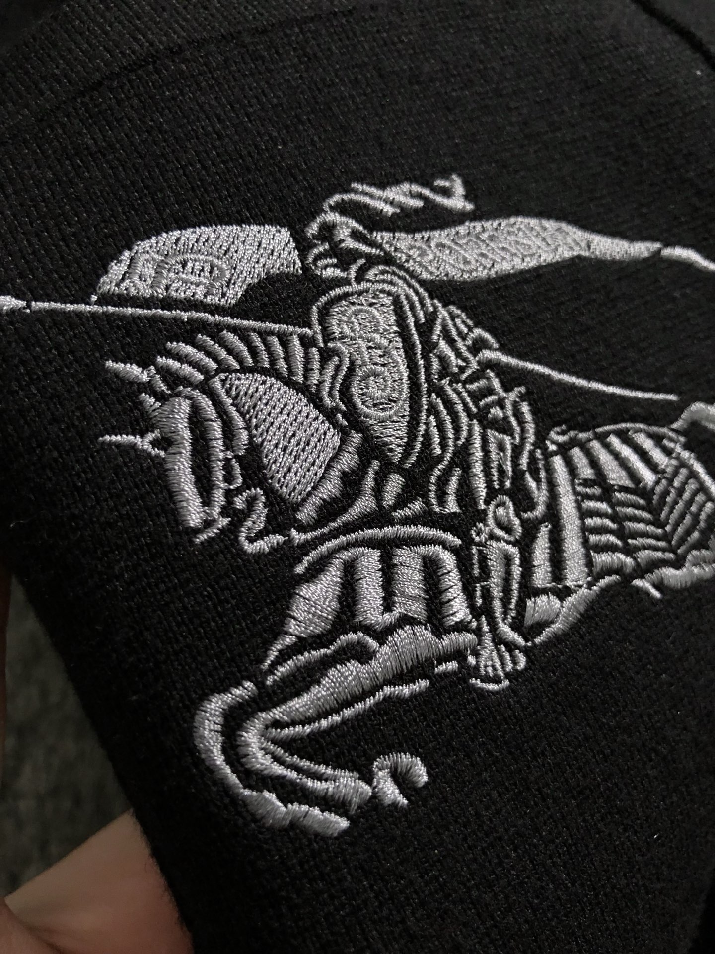 BBR**合身版型M-XXXL2025秋冬骑士刺绣针织羊毛外套，精致工艺专柜面料，顶级元素融合打造，3标