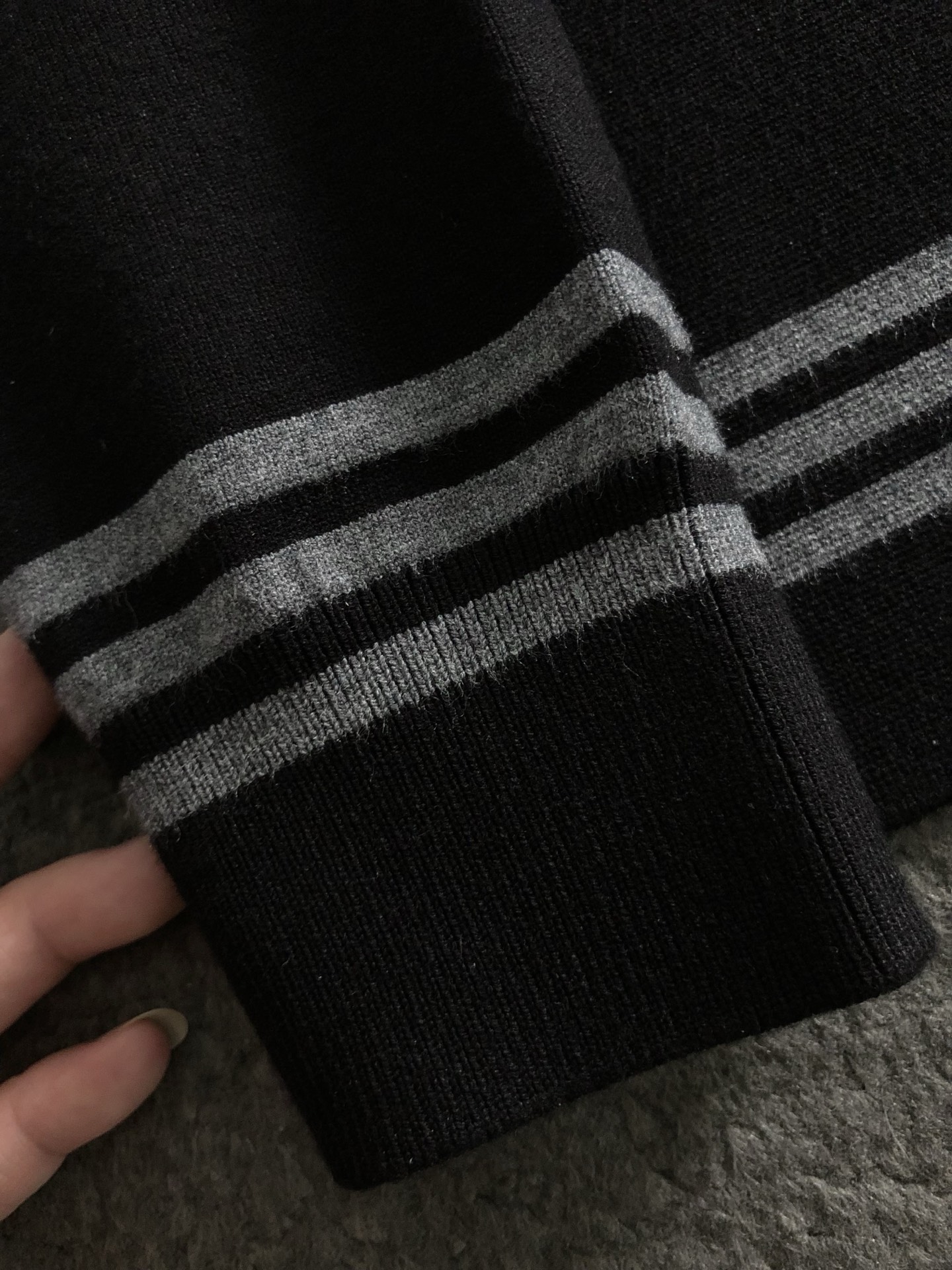 BBR**合身版型M-XXXL2025秋冬骑士刺绣针织羊毛外套，精致工艺专柜面料，顶级元素融合打造，3标