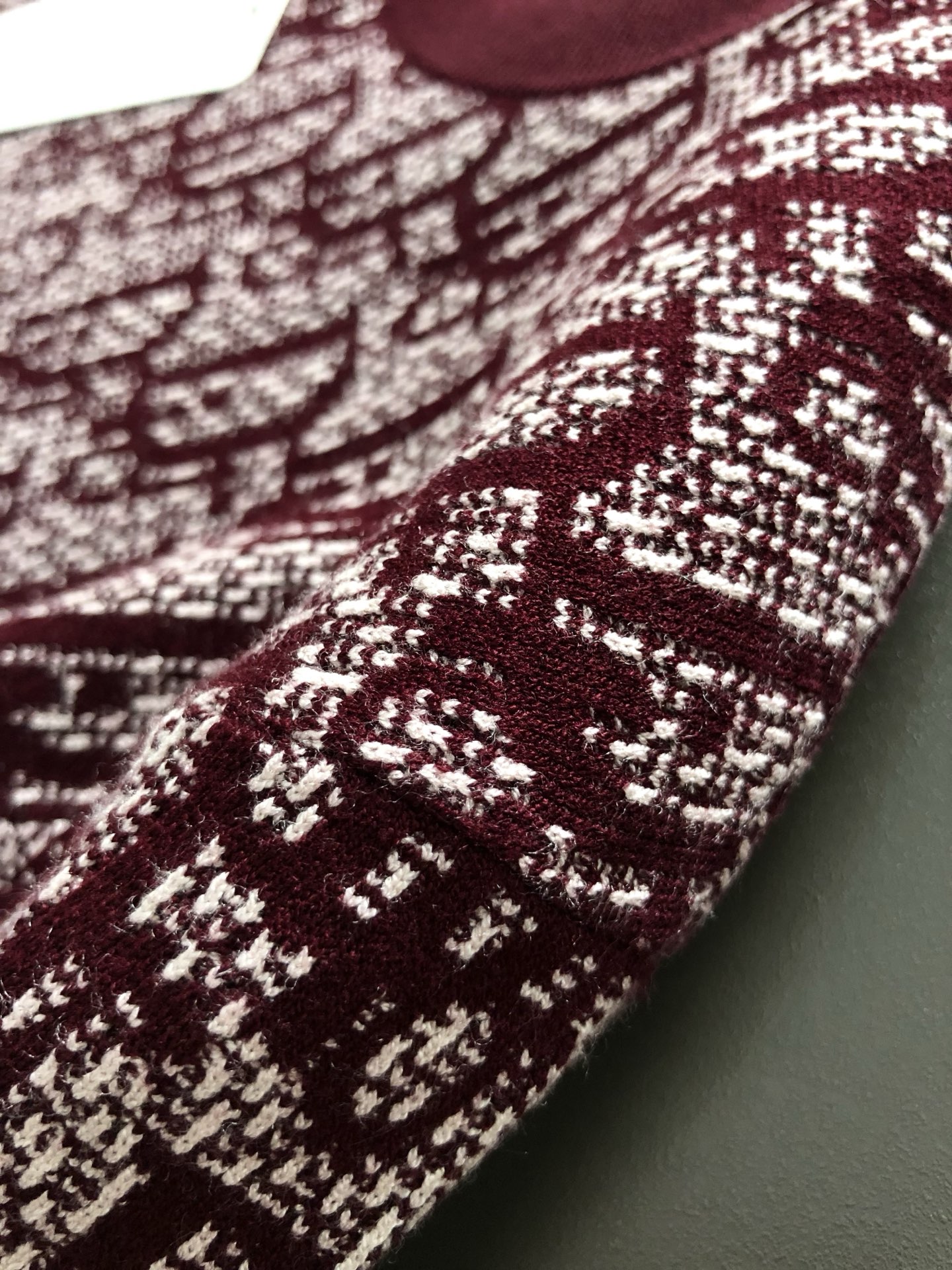 Dir*合身版型M-XXXL2025秋冬提花渐变羊毛短袖，精致工艺专柜面料，顶级元素融合打造，经典短袖3