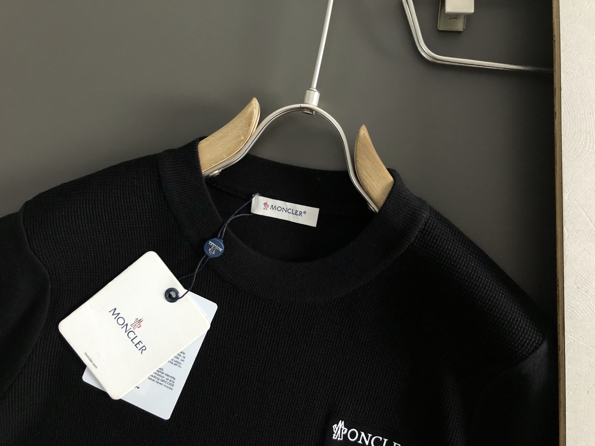 Mon*合身版型M-XXXL2025秋冬时尚百搭羊毛短袖，精致工艺专柜面料，顶级元素融合打造，经典短袖3