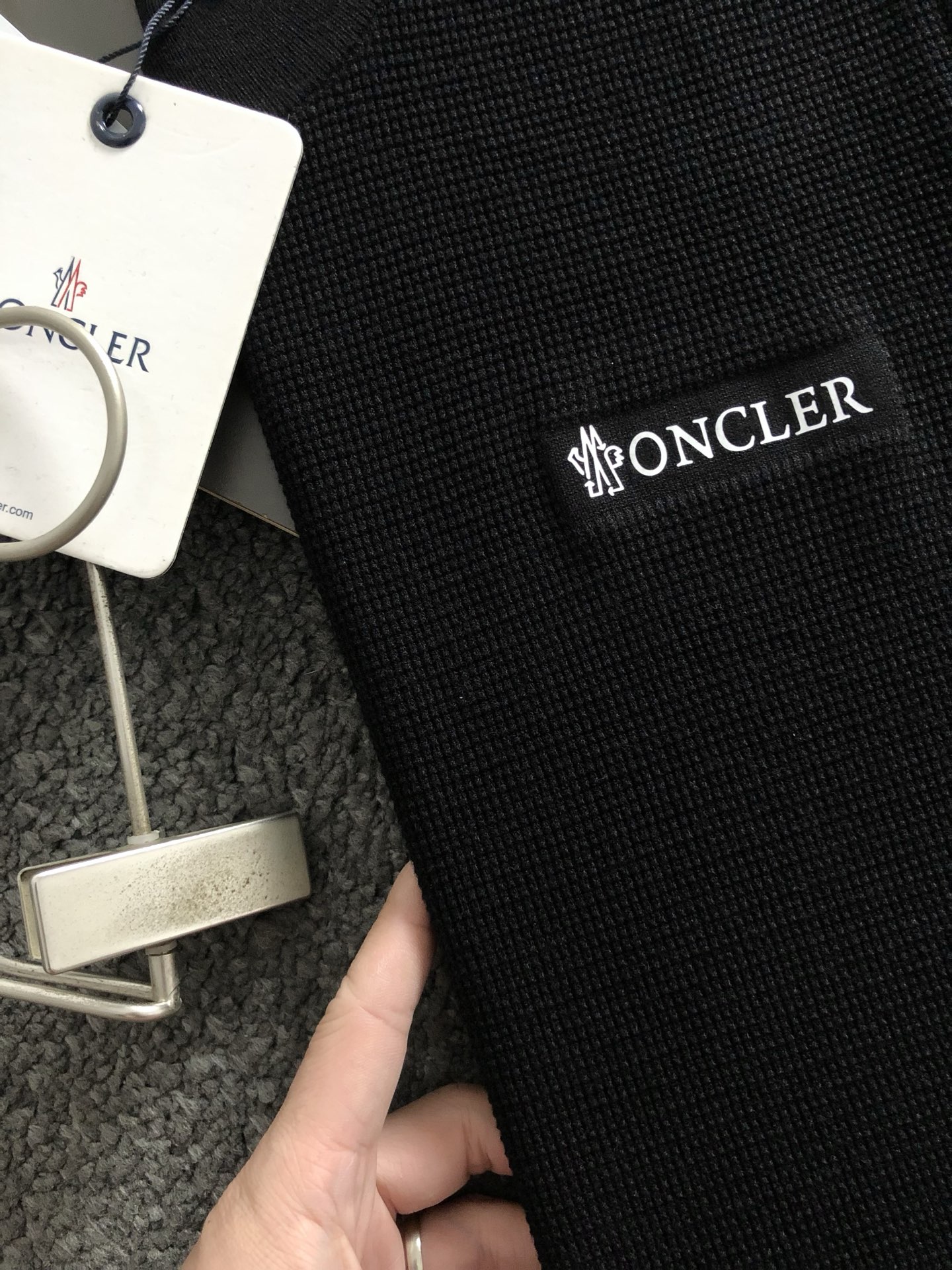 Mon*合身版型M-XXXL2025秋冬时尚百搭羊毛短袖，精致工艺专柜面料，顶级元素融合打造，经典短袖3