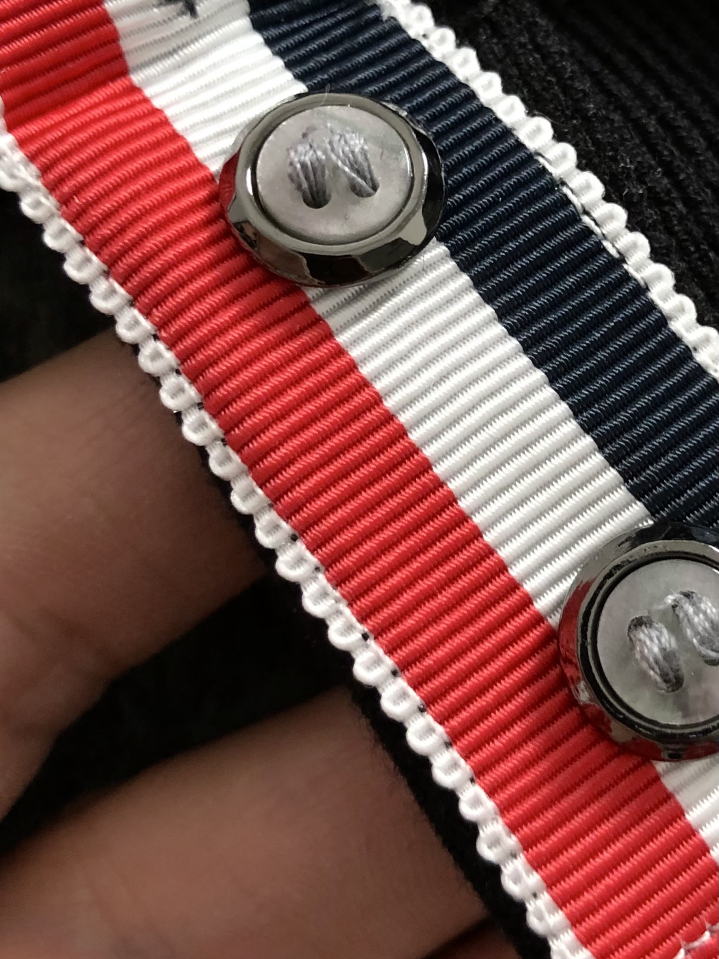 TB*合身版型M-XXXL2025秋冬经典三杠提花口下摆织带融合翻领羊毛短袖，精致工艺专柜面料，顶级元素