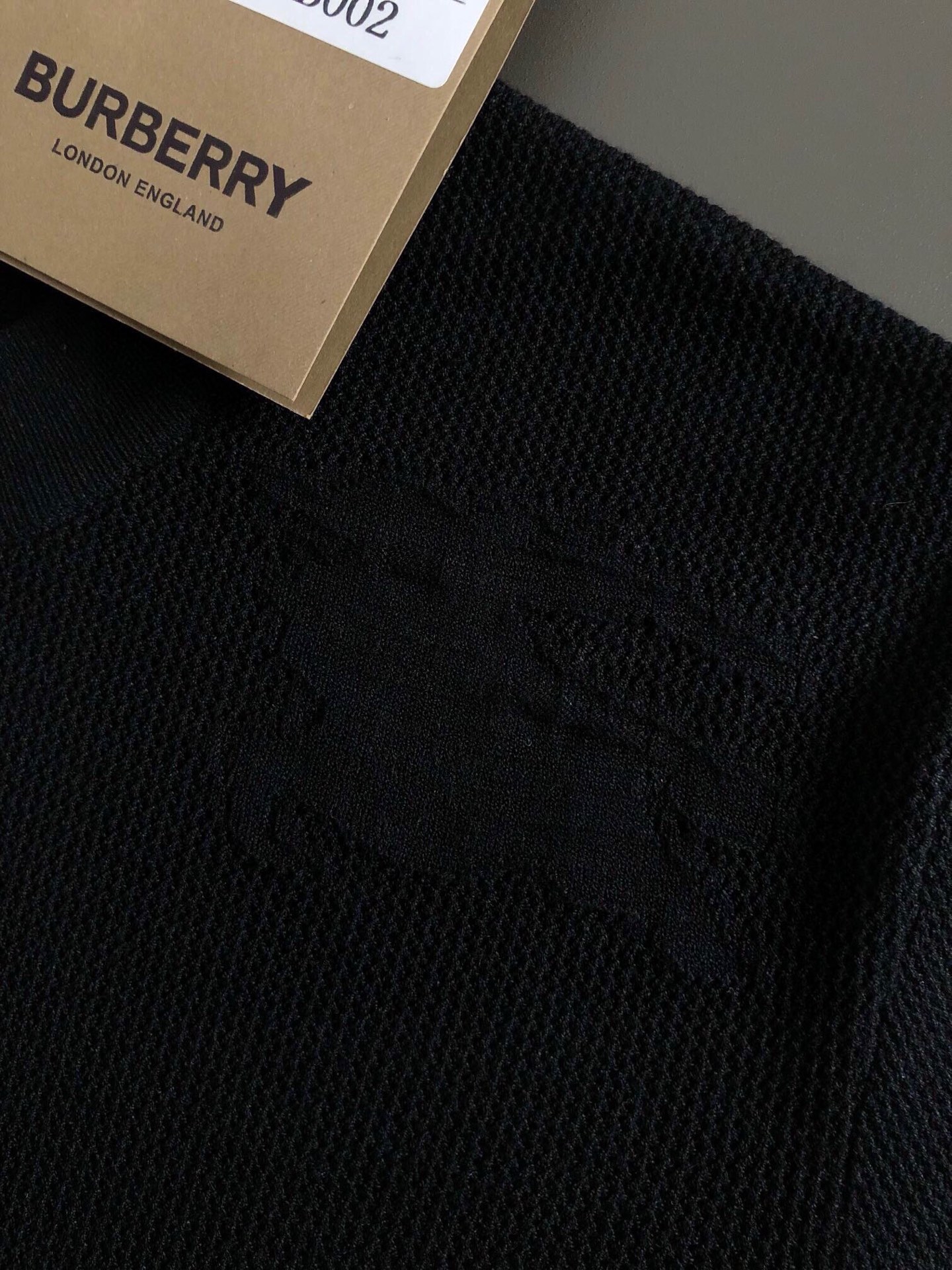 BBR*修身版型M-XXXL2025秋冬新款简约百搭款格纹织带骑士提花融合羊毛圆领短袖，精致工艺专柜面料