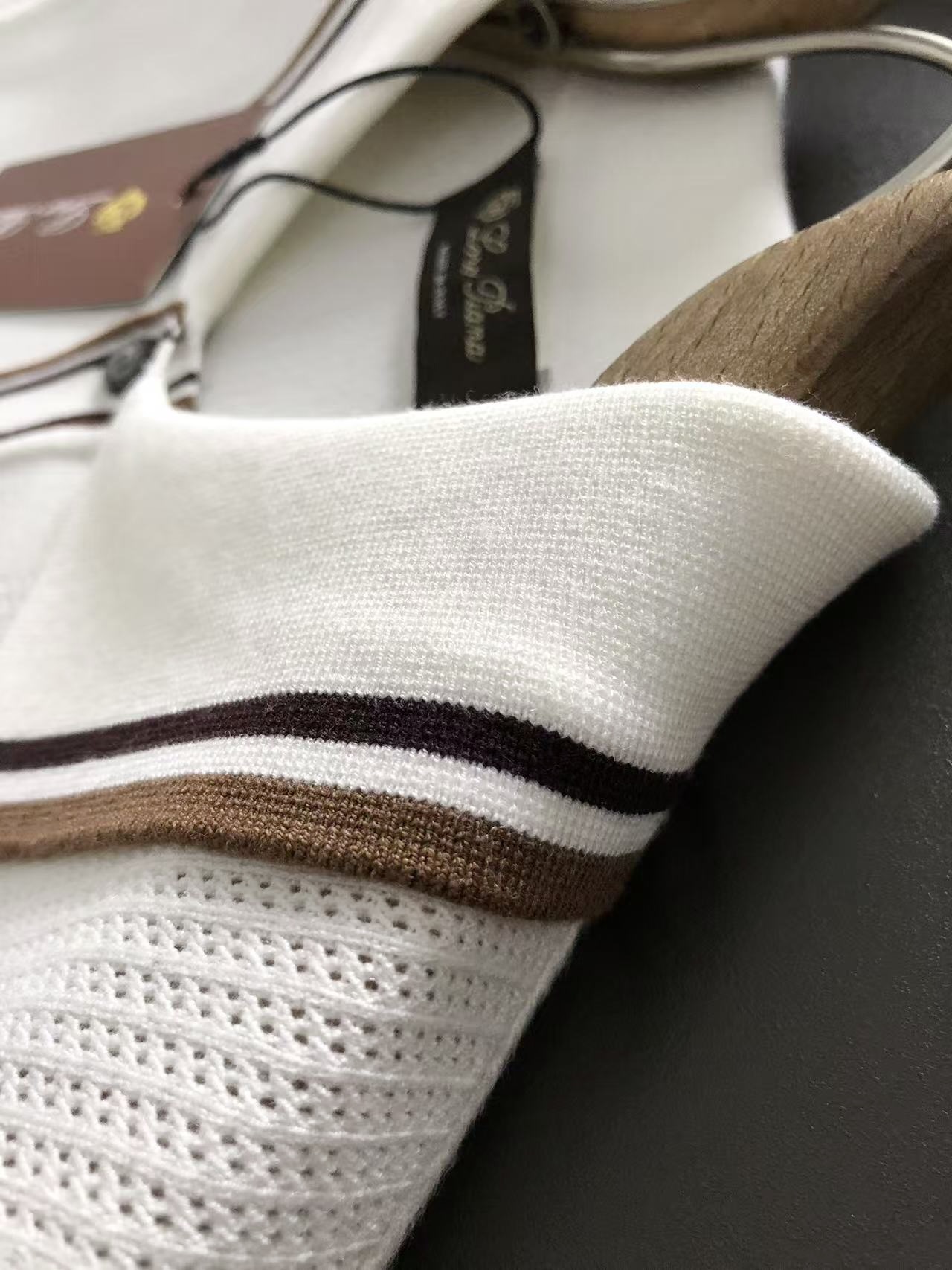 lP🆕*合身版型M-XXXL2025秋冬老钱风字母提花羊毛短袖Polo*精致工艺专柜面料，顶级元素融合打