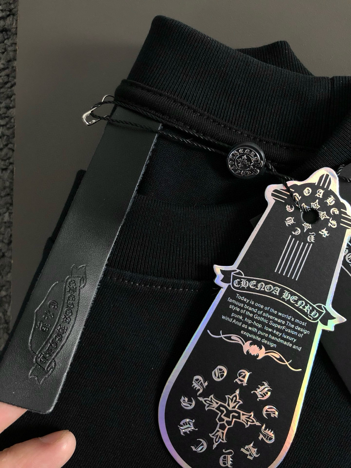 Ch*宽松版型S-Xl25秋冬320克重磅顶森林系重工工艺潮牌短袖，精致工艺专柜面料，顶级元素融合打造，