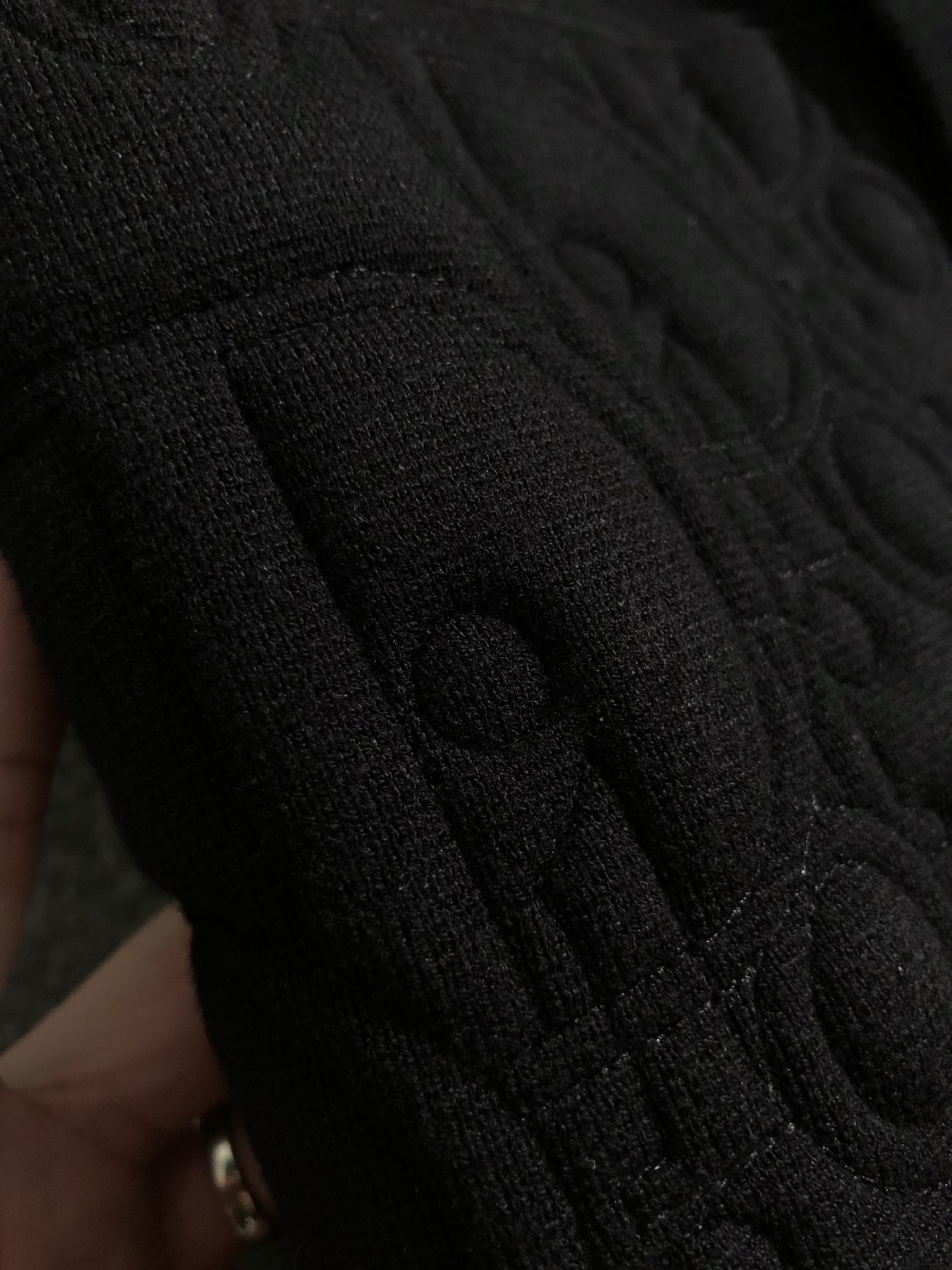 Dir**合身版型M-XXXL2025秋冬精致压花工艺专柜面料羊毛针织外套，顶级元素融合打造，3标齐全，