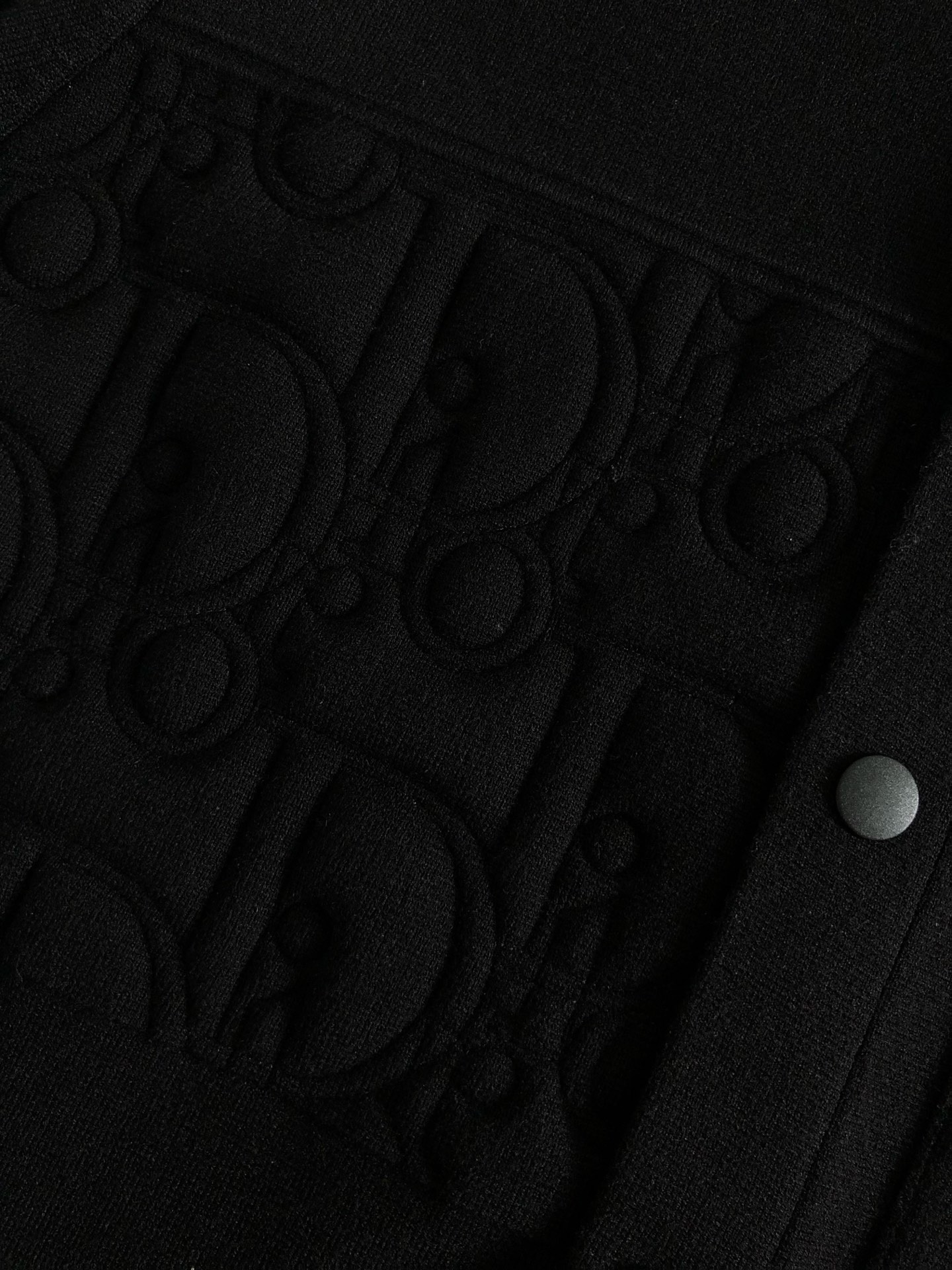 Dir**合身版型M-XXXL2025秋冬精致压花工艺专柜面料羊毛针织外套，顶级元素融合打造，3标齐全，