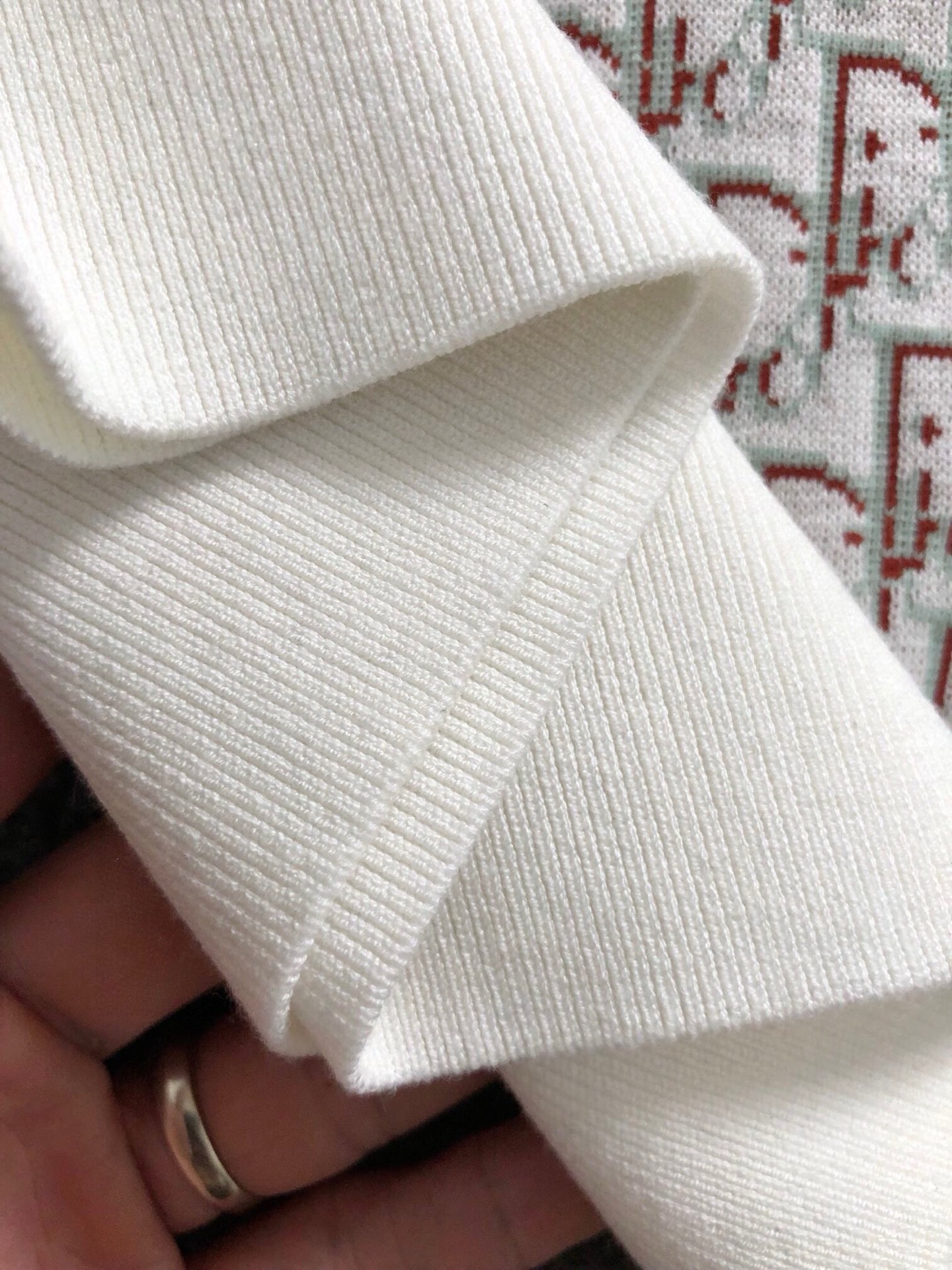 Dir*合身版型M-XXXL2025秋冬时尚满幅提花羊毛短袖Polo*精致工艺专柜面料，顶级元素融合打造