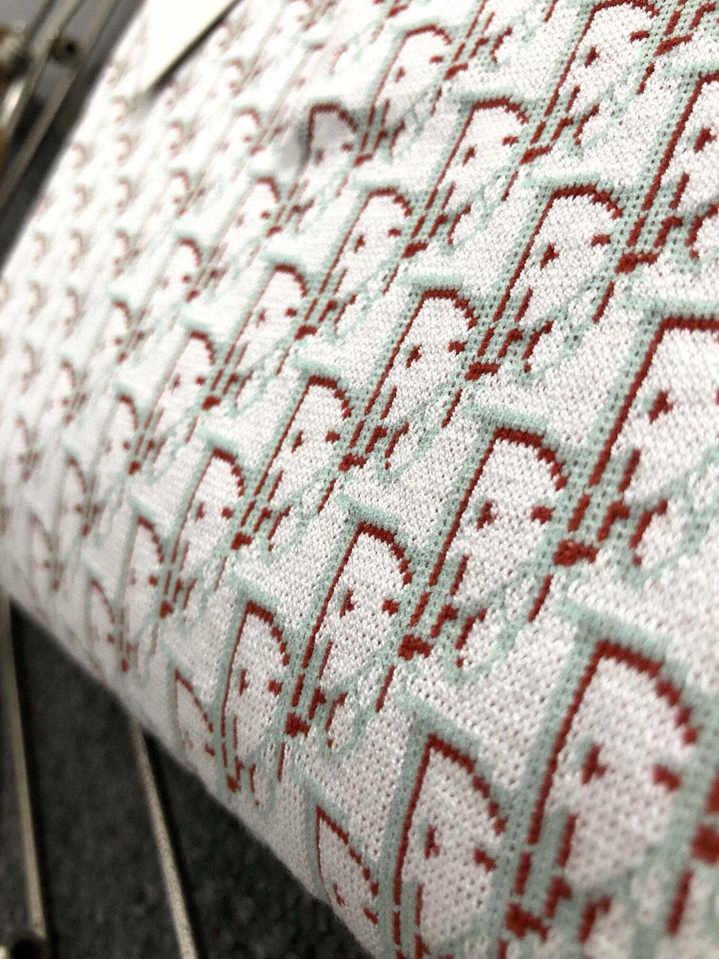 Dir*合身版型M-XXXL2025秋冬时尚满幅提花羊毛短袖Polo*精致工艺专柜面料，顶级元素融合打造