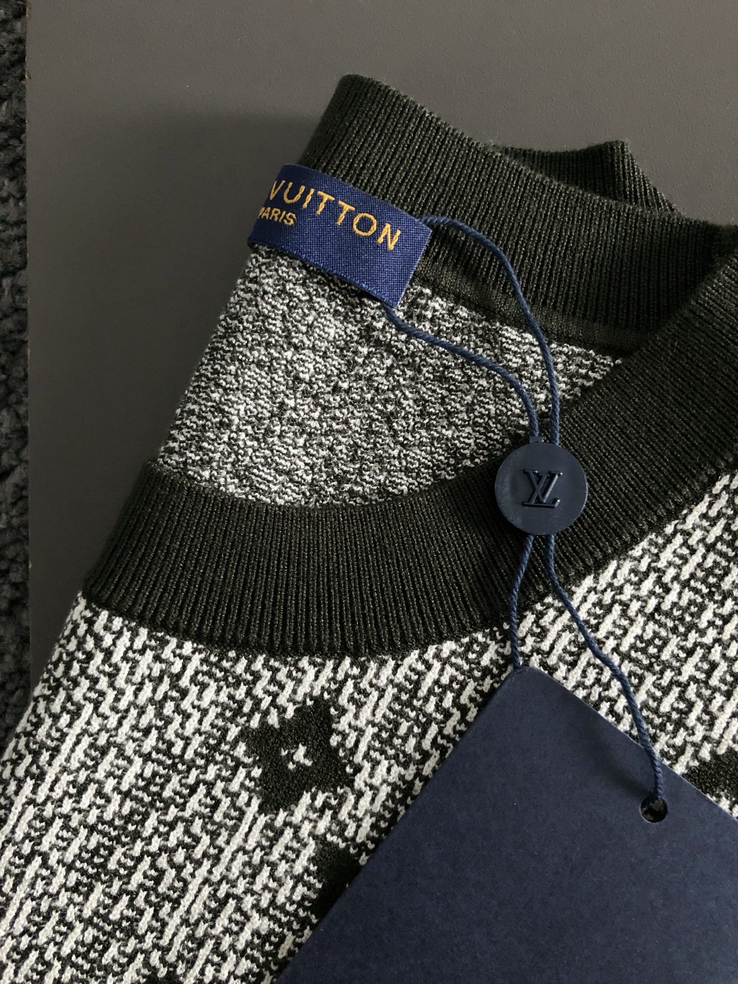 L🃏*合身版型M-XXXL2025秋冬立体提花羊毛短袖，精致工艺专柜面料，顶级元素融合打造，经典短袖3标