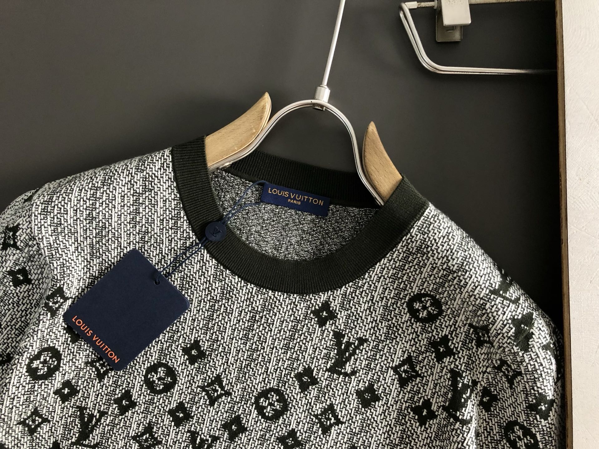 L🃏*合身版型M-XXXL2025秋冬立体提花羊毛短袖，精致工艺专柜面料，顶级元素融合打造，经典短袖3标