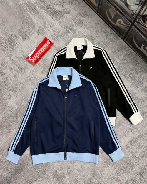 Adidas Originals Men's Track Jacket Trefoil Logo Full Zip Lightweight Coat 1 Adidas Originals Men's Track Jacket Trefoil Logo Full Zip Lightweight Coat